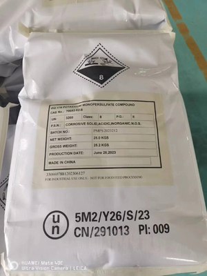 โปแทสเซียมโมโนเปอร์ซัลฟาต สารประกอบ CAS 70693-62-8 สารกําจัดเชื้อ